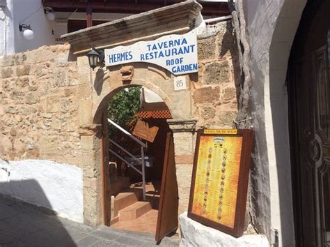 Hermes Restaurant, Lindos 